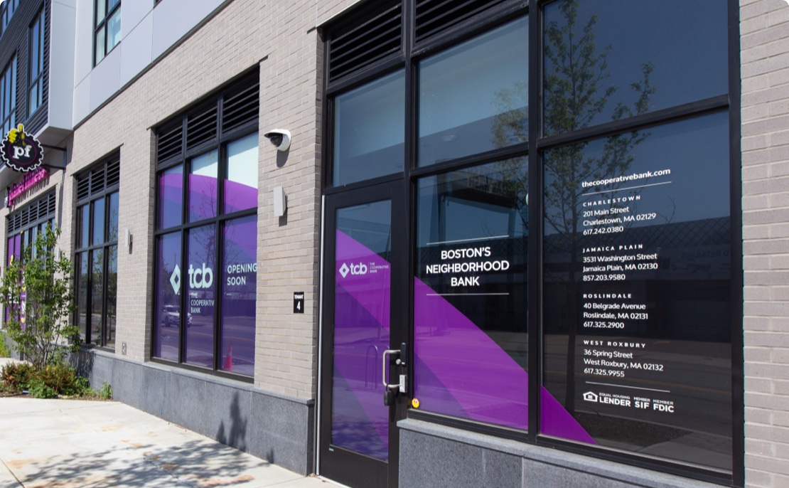 TCB Jamaica Plain branch exterior