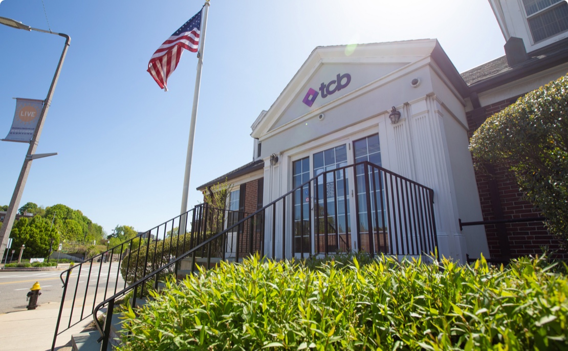 TCB Roslindale branch exterior